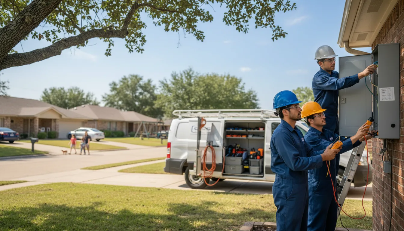 Certified electrician providing emergency electrical services in Martinsville, IL
